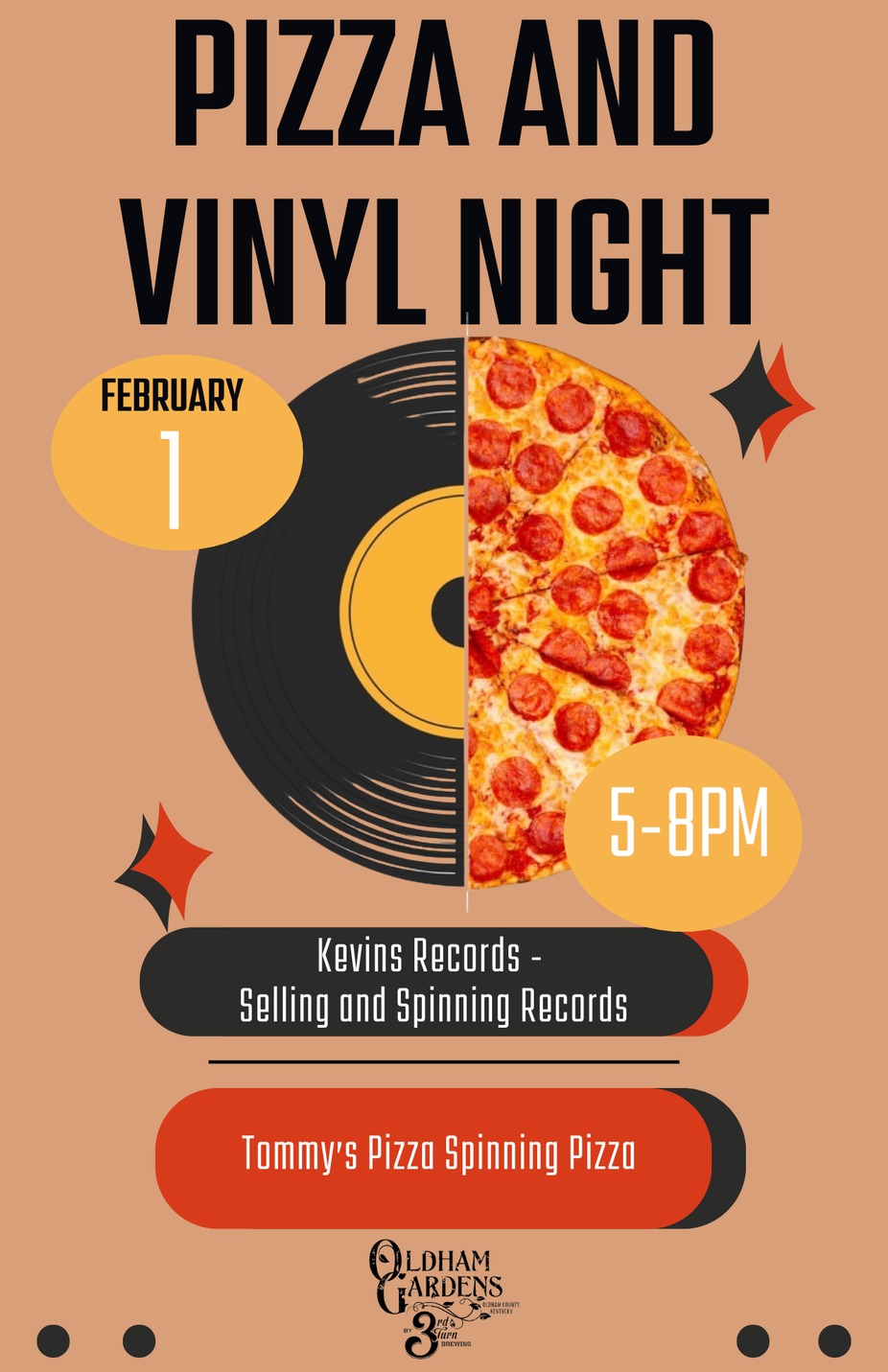 🎶🍕 Pizza and Vinyl Night 🍕🎶 event photo