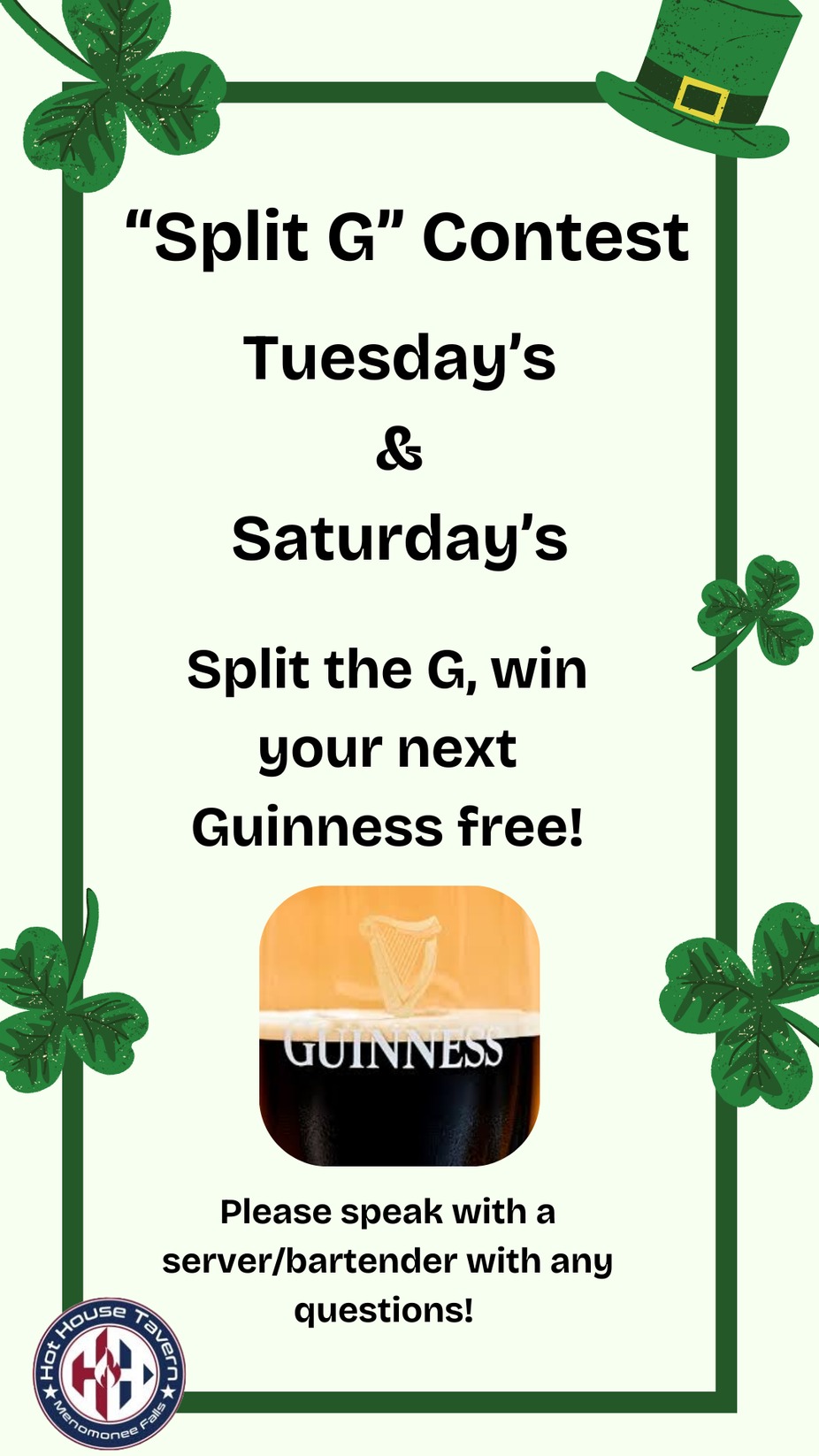 Drink Your Face Off with Guinness (Tuesday's and Saturday's) event photo