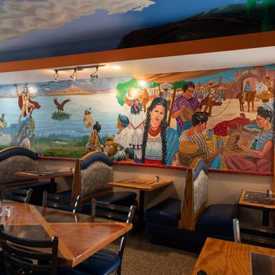 Interior, dining area