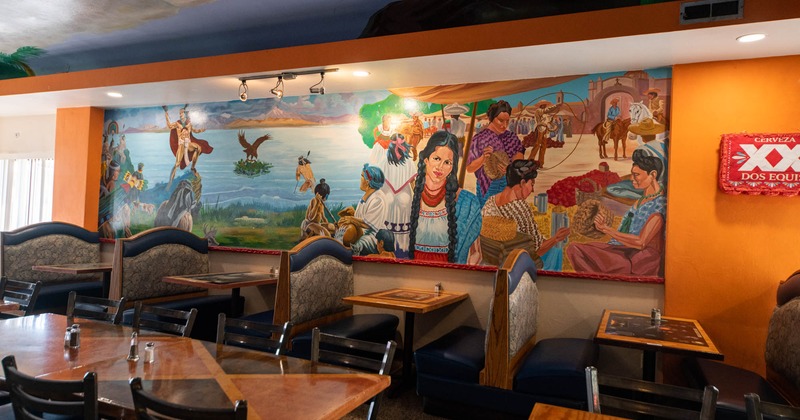 Interior, dining area