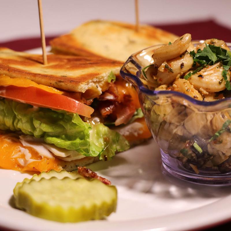 Turkey Bacon Cheddar Ranch Panini photo