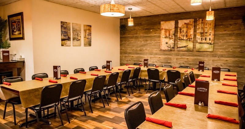 Cozy interior dining area perfect for any private event