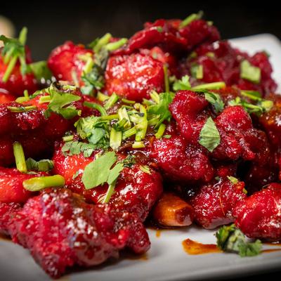 Chicken Manchurian.