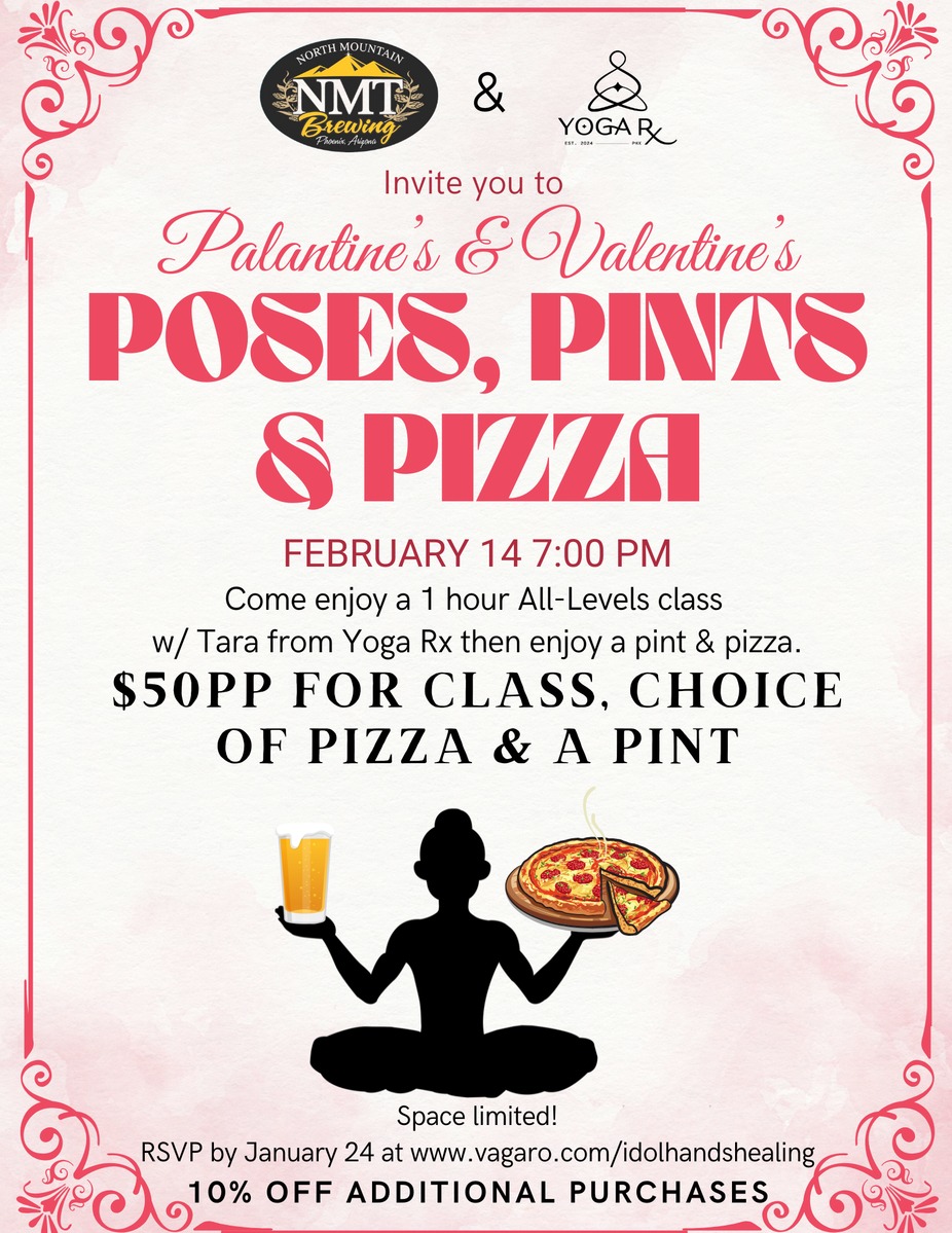 Palantine's/ Valentines, Pizza, Pints & Poses event photo