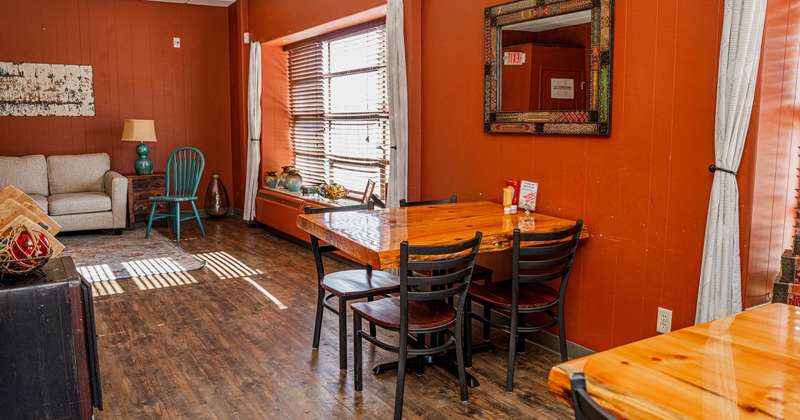 Interior, table for four