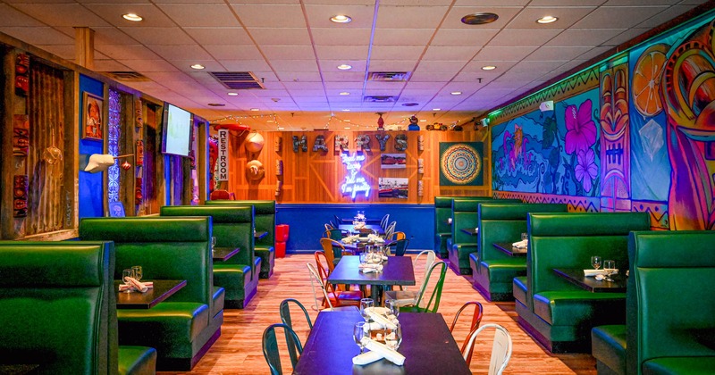 Interior, dining area