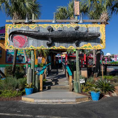 Gator Beach entrance.