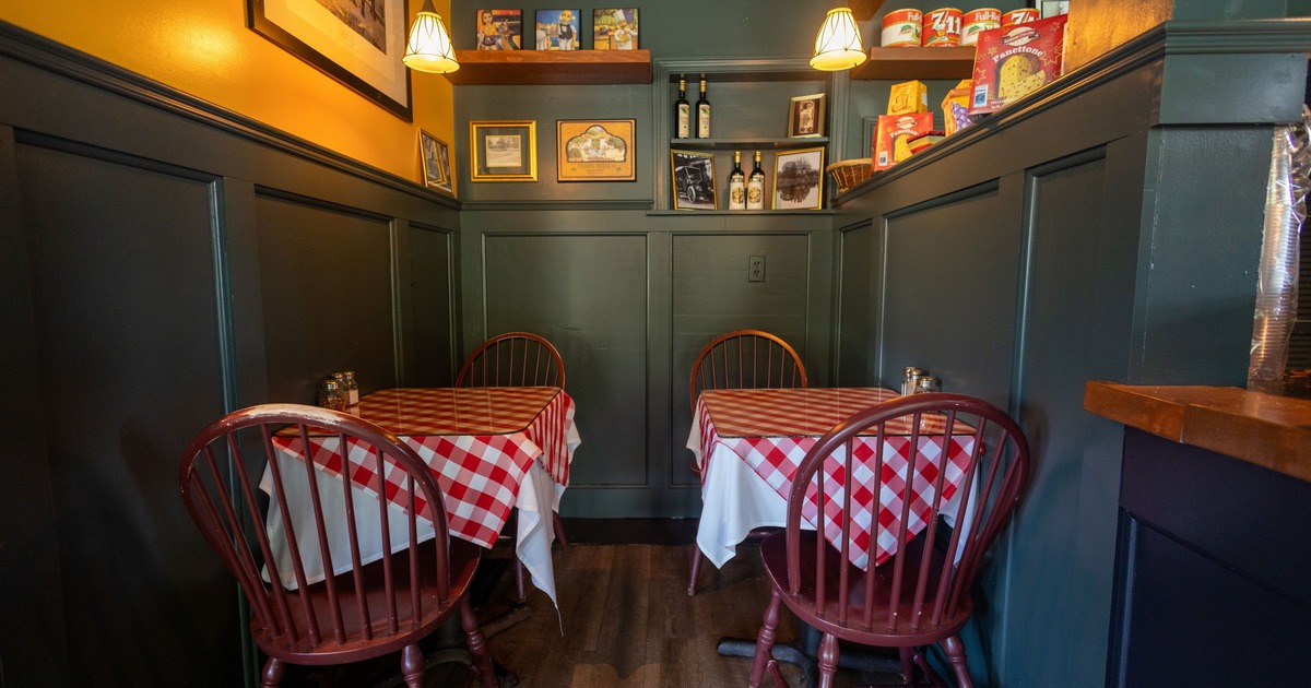 Interior, cozy dining area