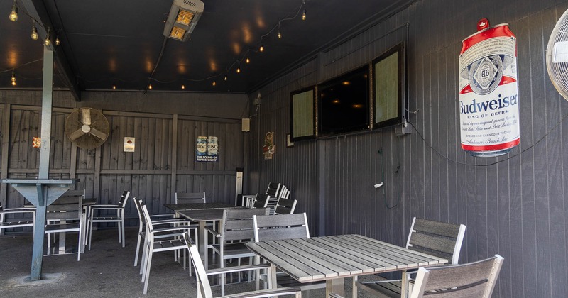 Exterior, patio, seating area