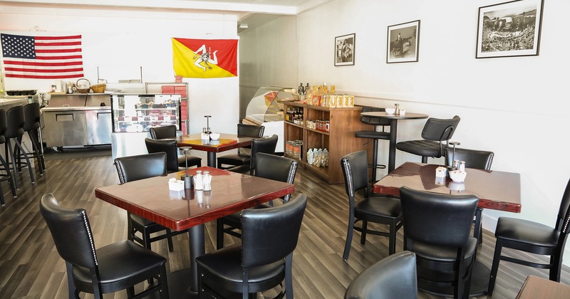 Interior, dining area