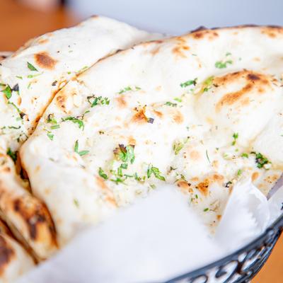 Garlic Naan bread.