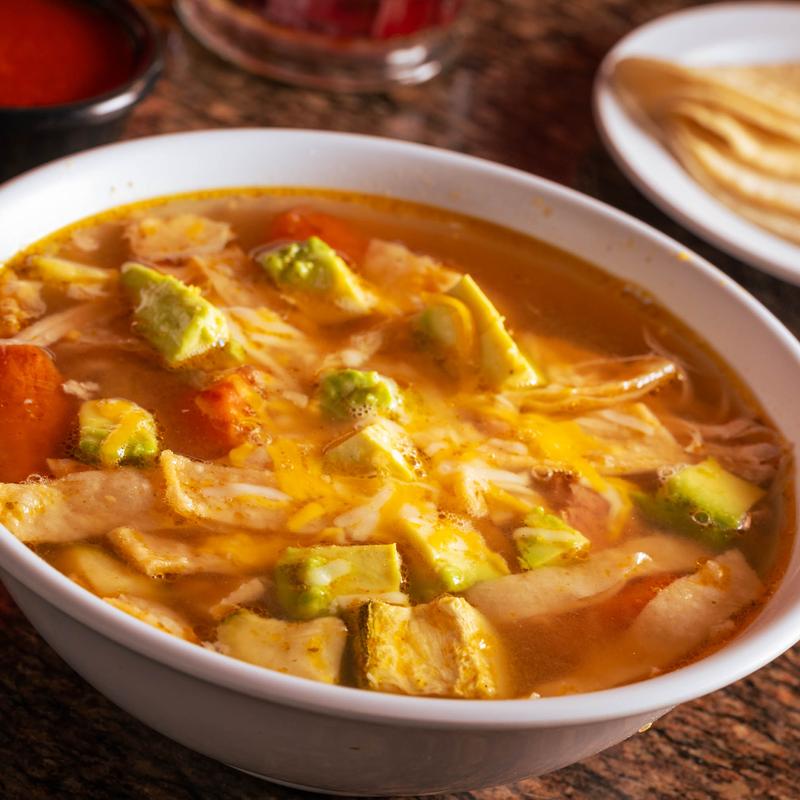 menu item 3 of 3, Chicken Tortilla Soup