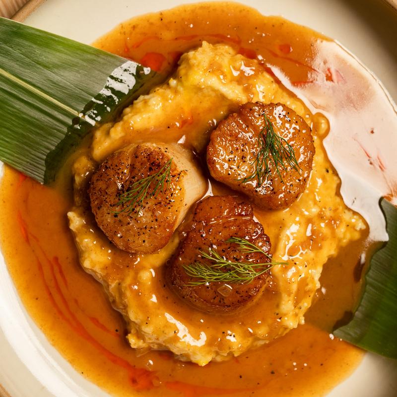 menu item 9 of 12, Scallop Mozambique