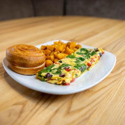 Mediterranean omelet.