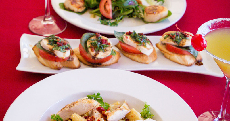 Different types of food on the table