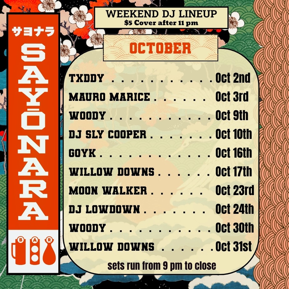 October Weekend DJs event photo
