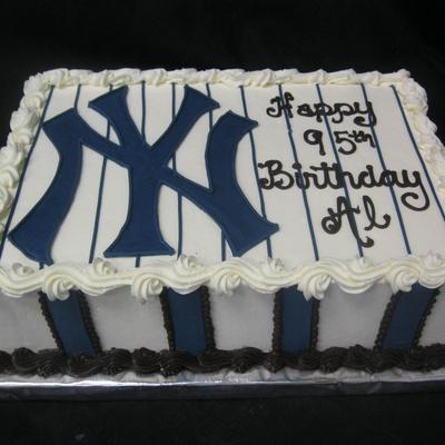 New York Yankees Jersey Cake
