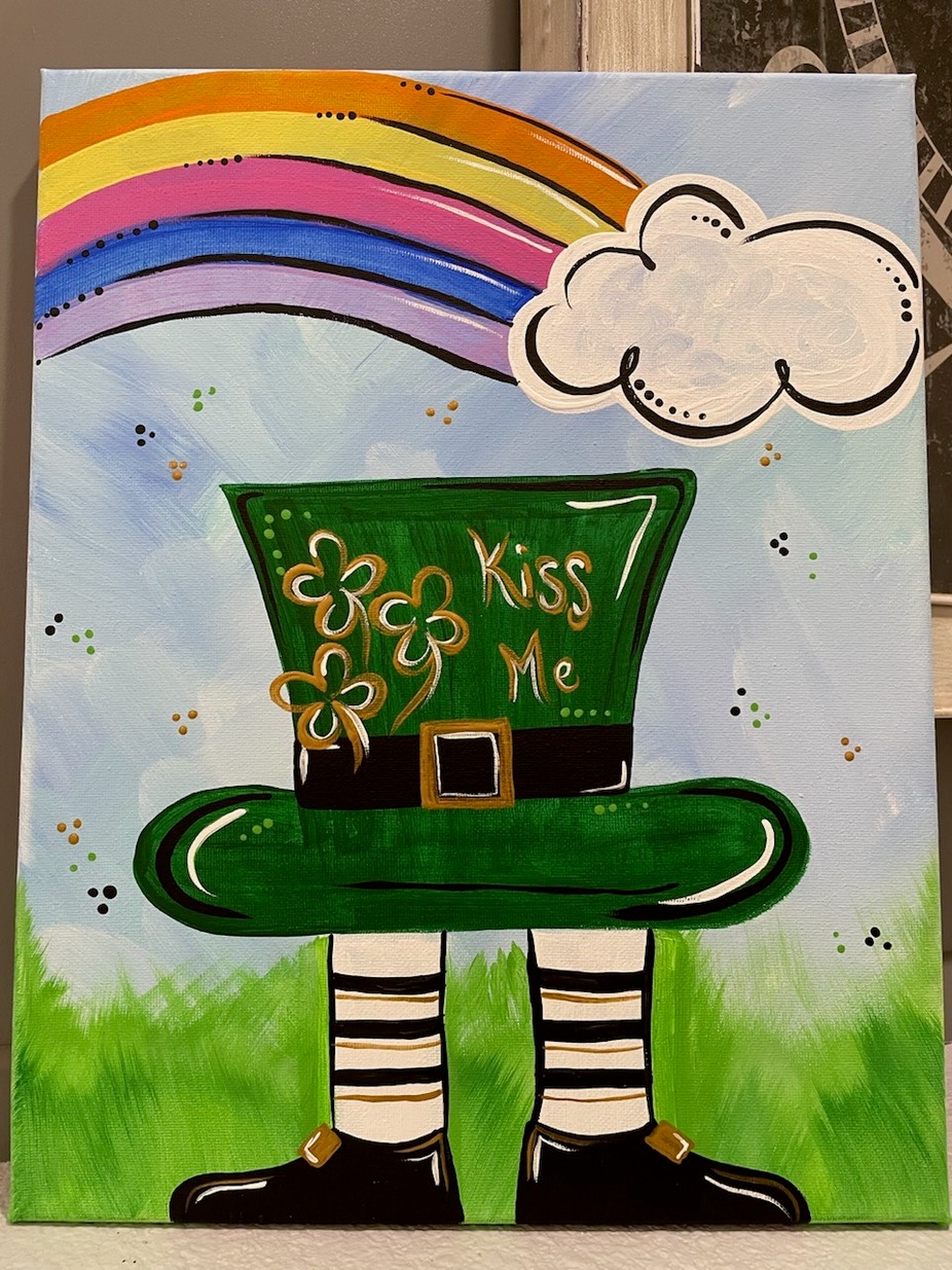 St Patrick's Day Paint Night with Ashley Welch event photo