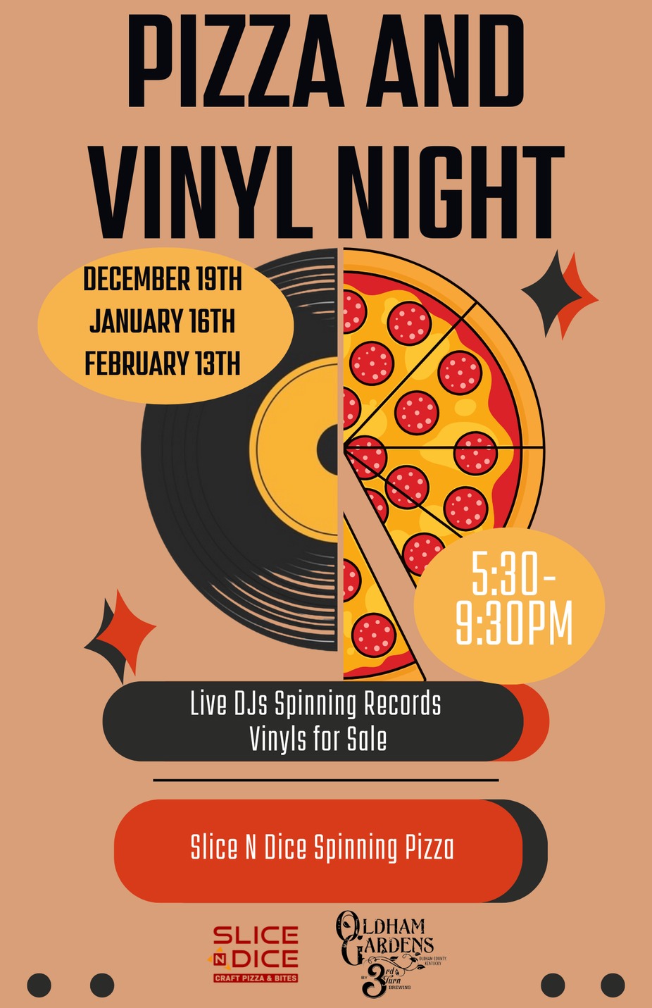 Pizza and Vinyl Night event photo
