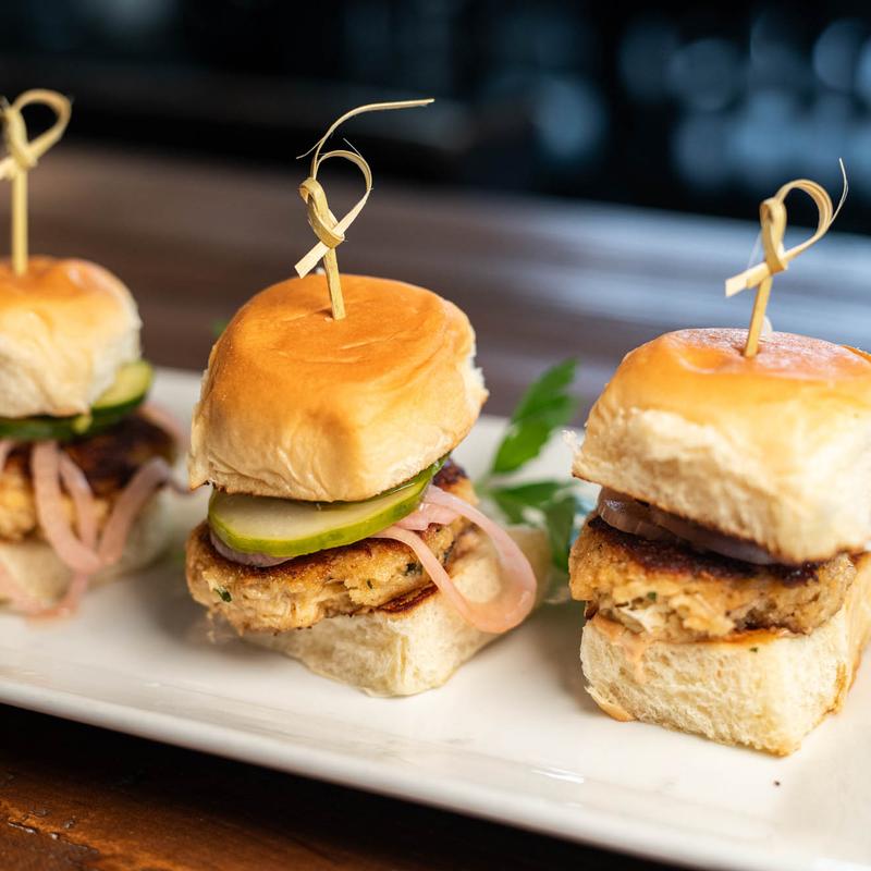 3 Crab Cake Sliders photo