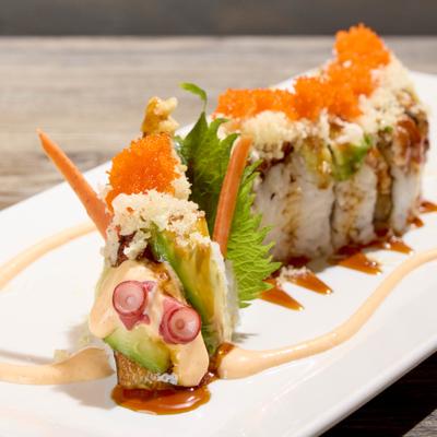 American dragon roll.