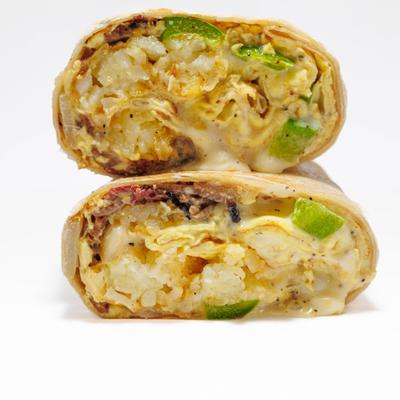 Veggie Breakfast Burrito.