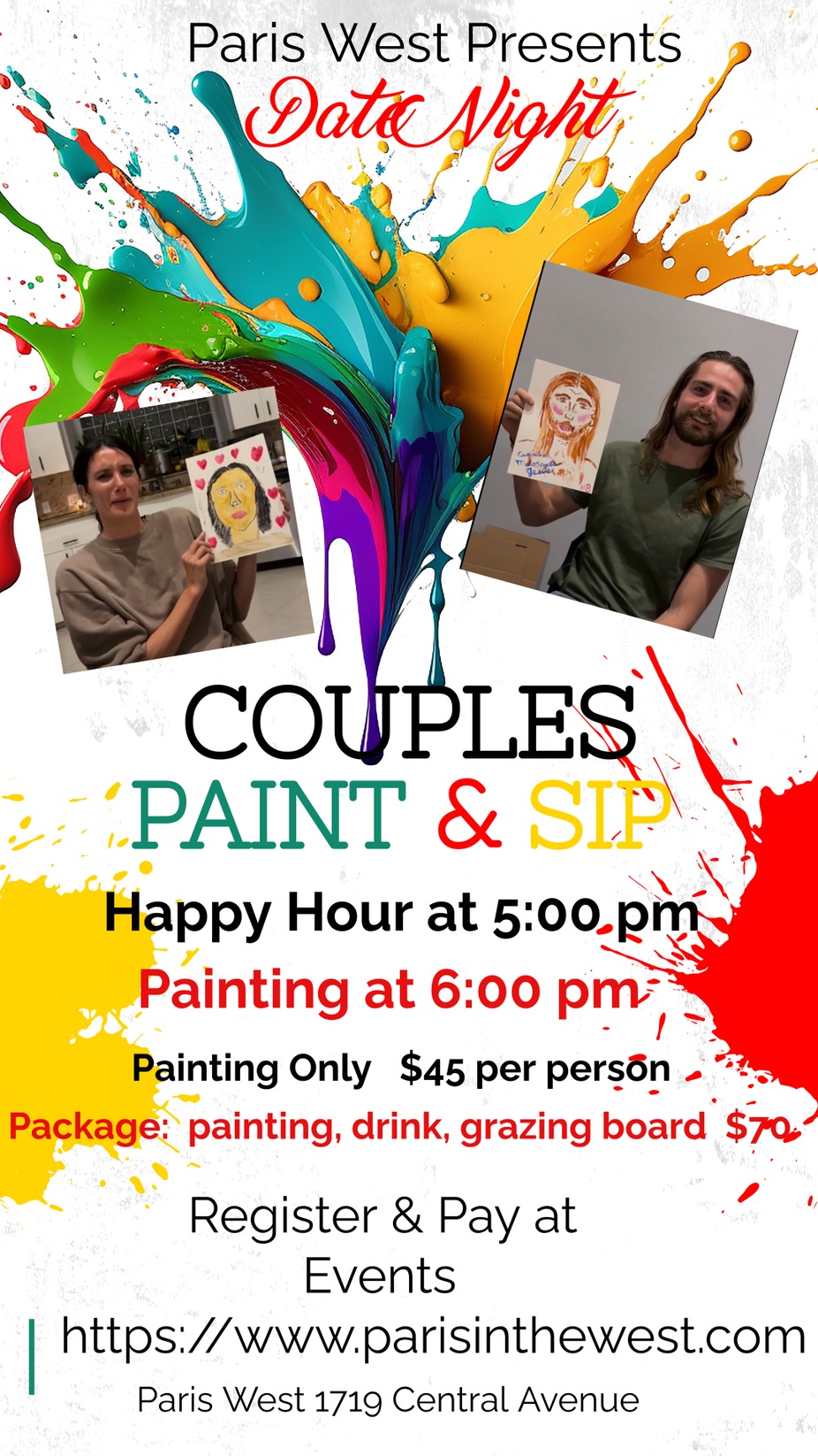 Sip & Paint Date Night -- Painting Only event photo