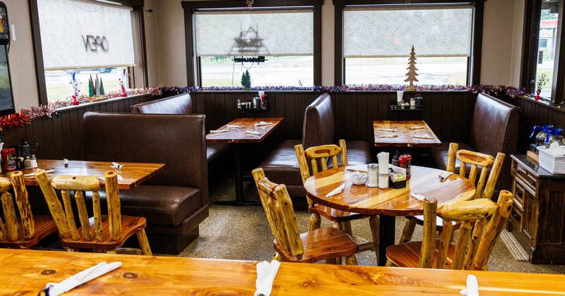 Interior seating area