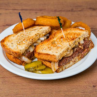Patty melt sandwich.