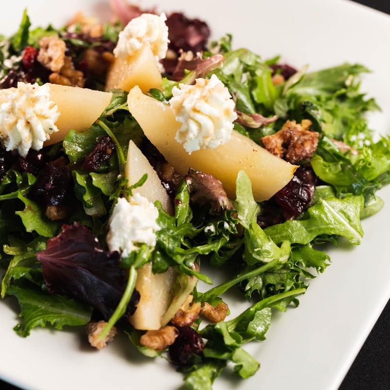Chardonnay Poached Pear Salad photo