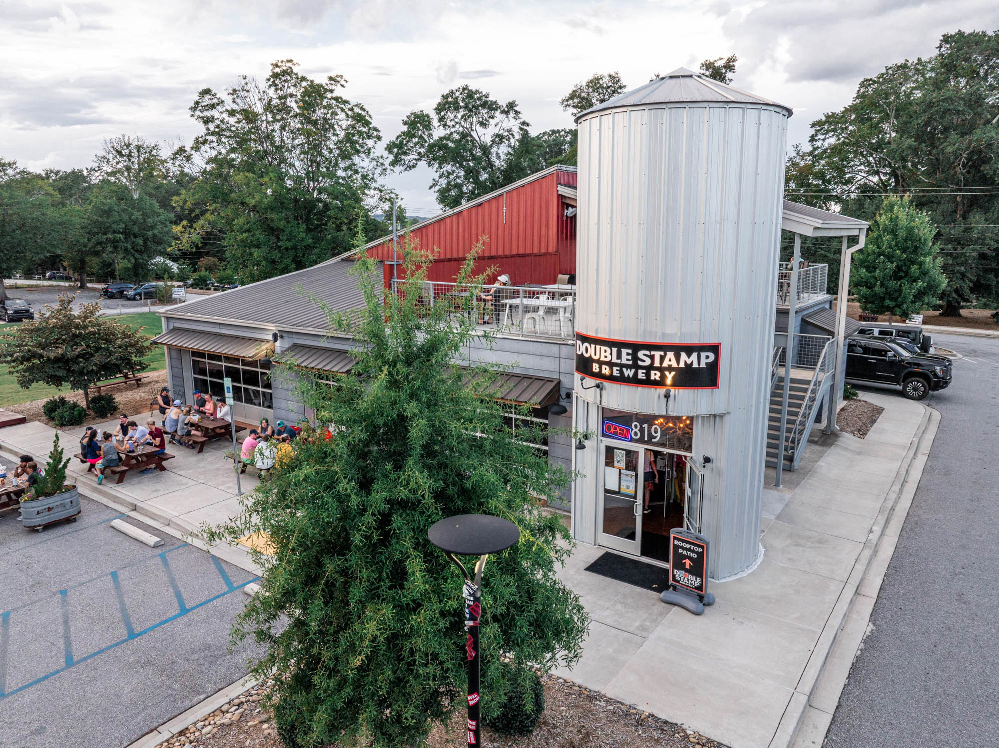 The brewery building