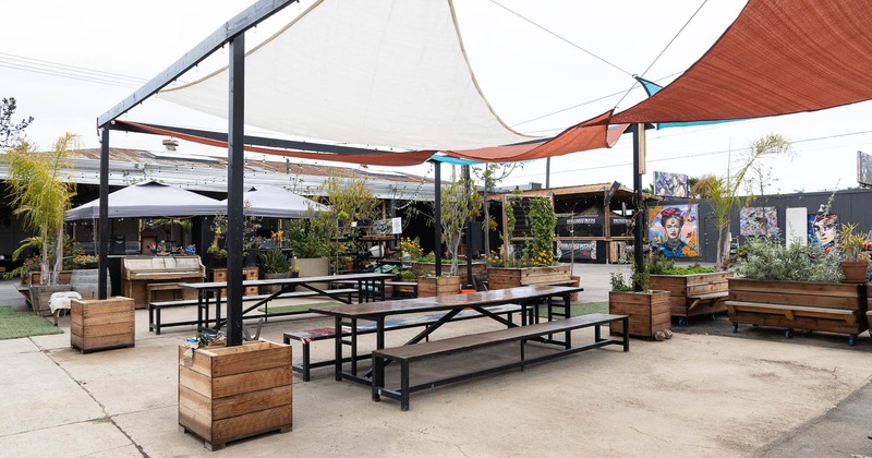 Exterior, seating place on patio