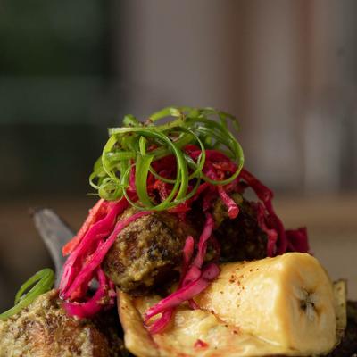 A nicely arranged dish.