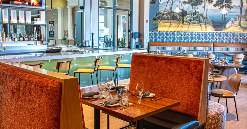 Interior seating area