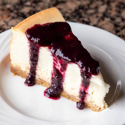 Cheesecake piece.