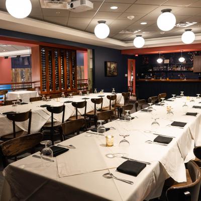 Interior, main dining area.