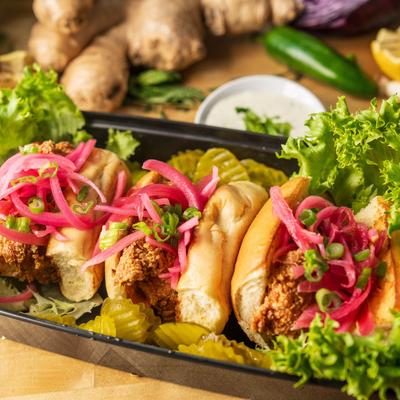 Bang Bang Shrimp Sliders.