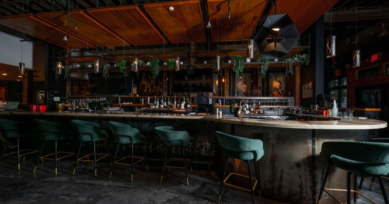 Interior, bar area