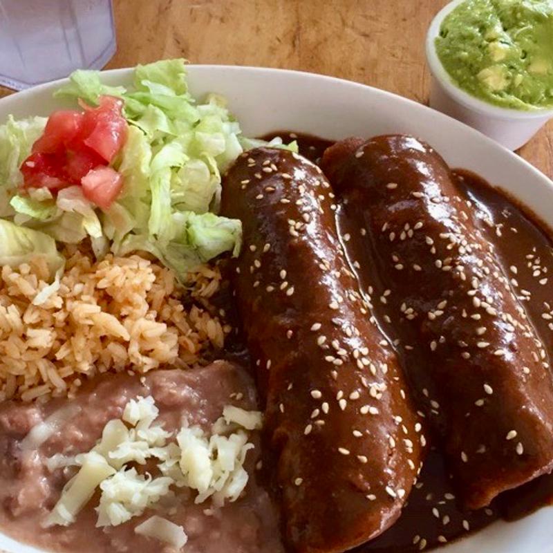 Chicken Enchiladas Mole Poblano photo