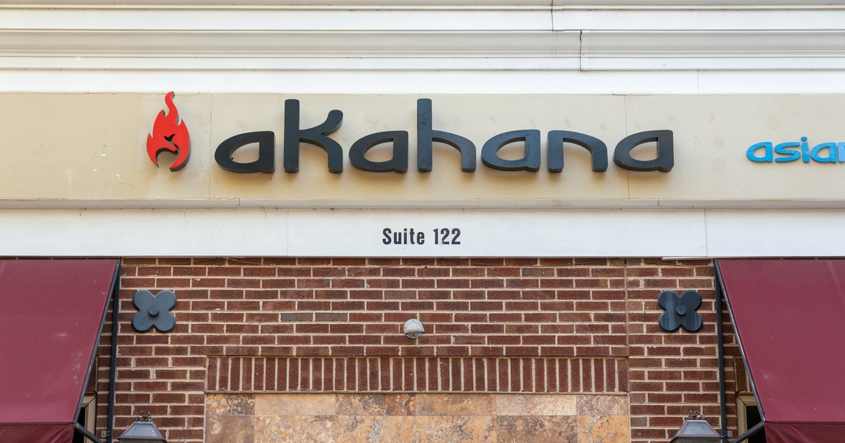 Sign above entrance