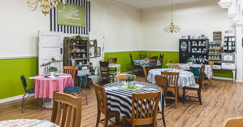 Interior, dining area