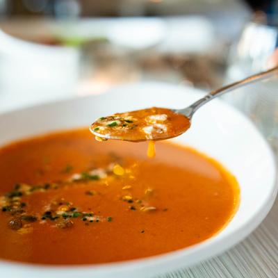 Heirloom Tomato and Watermelon Gazpacho