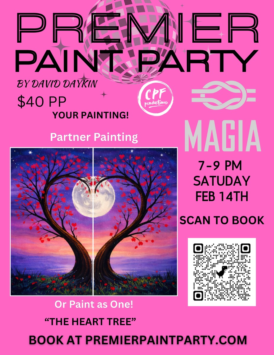 Valentine's Day Paint Party event photo