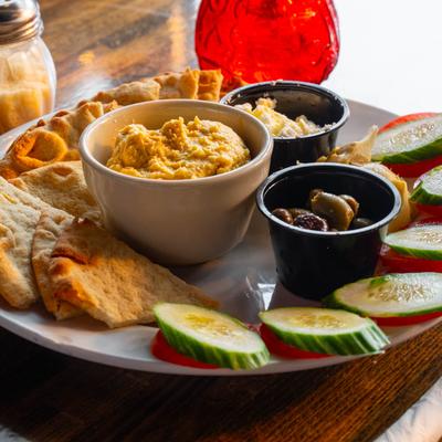 Hummus Plate.