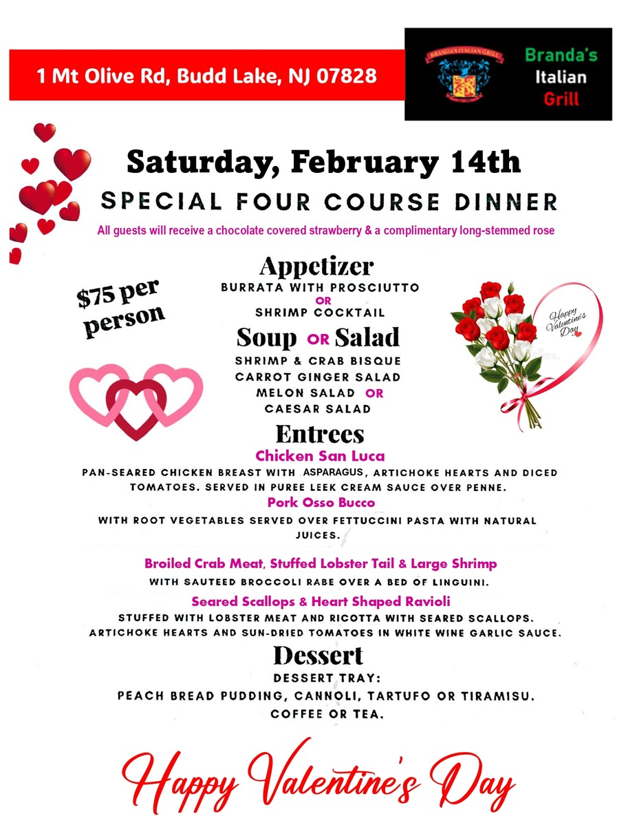 Valentine's day Special Four Course Dinner event photo