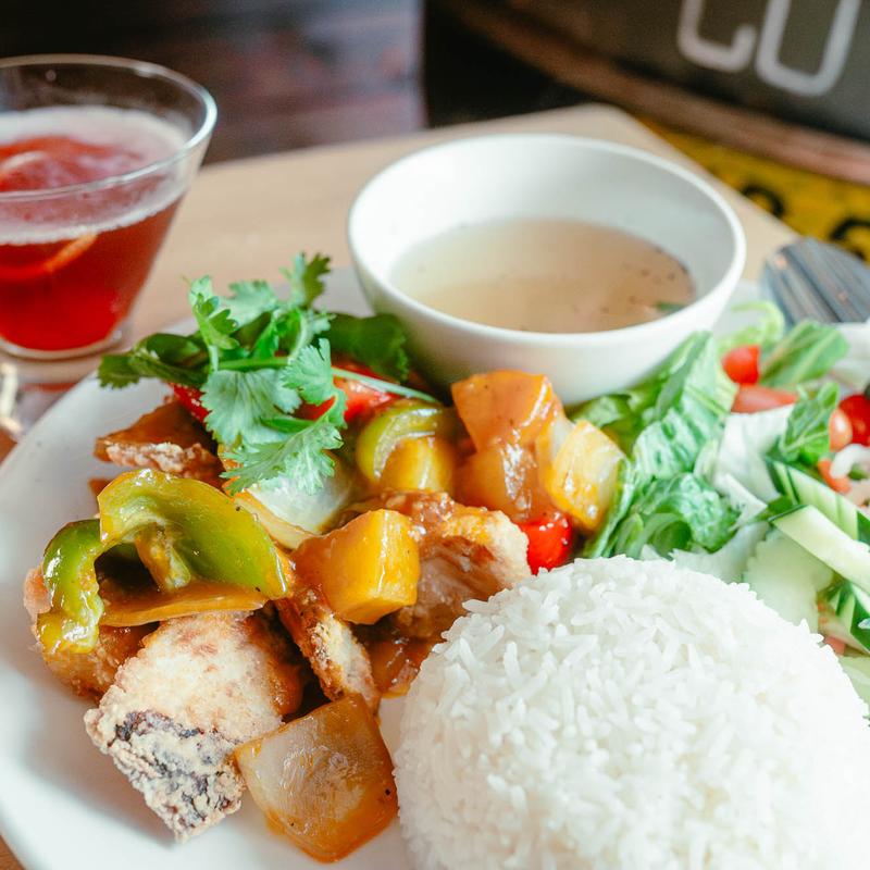 Pan Fried Tilapia Rice photo