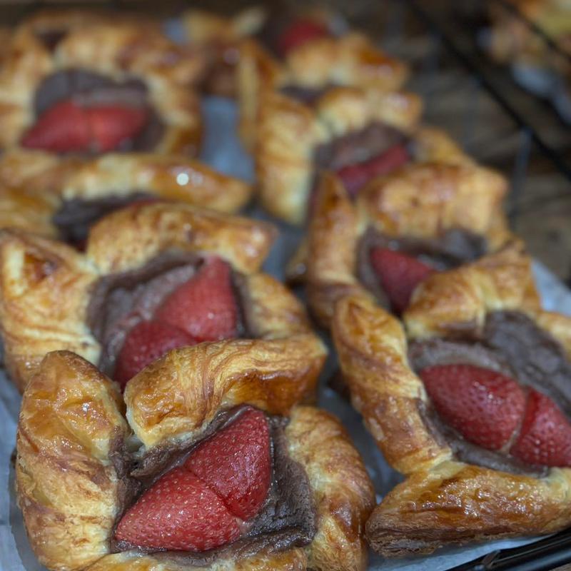 menu item 30 of 46, Nutella Strawberry Danish