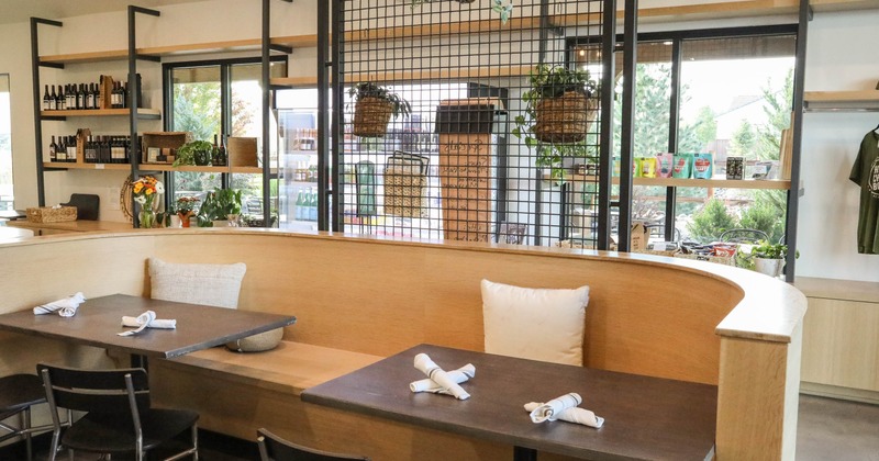 Two tables in one booth