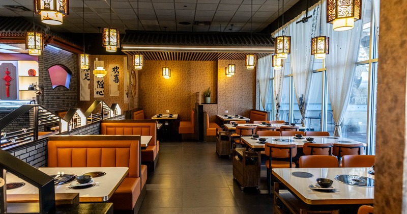 Interior, dining area