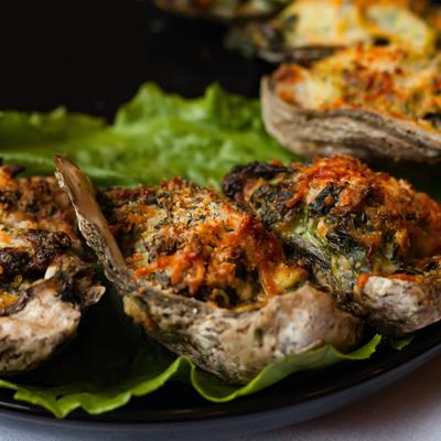 Oysters Rockefeller.